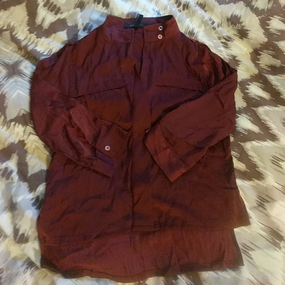 BCBG satin top